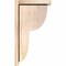 Ekena Millwork Crestline Smooth Corbel w/Backplate, Douglas Fir, 5 1/2"W x 10"D x 18"H COR06X10X18CRE01SDF - alternate 3